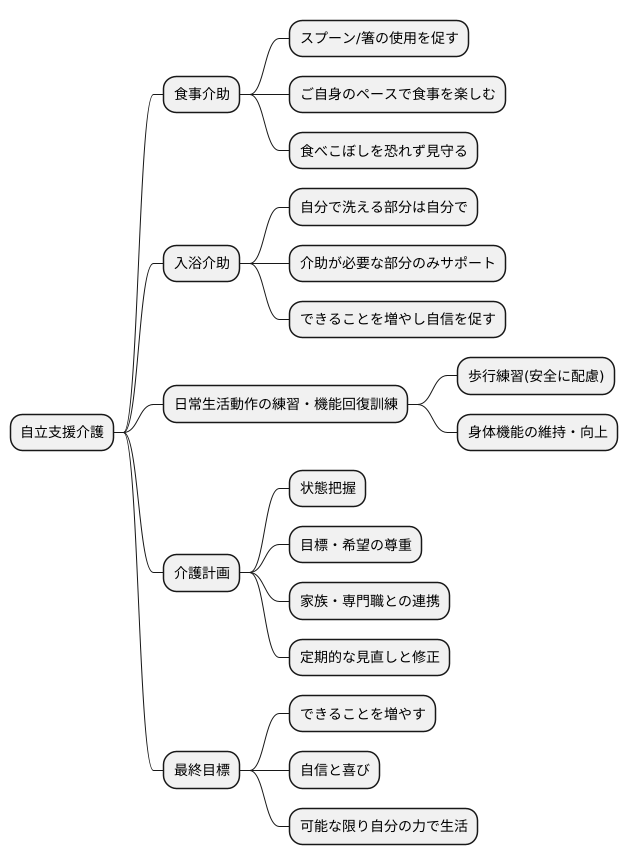 自立支援の視点