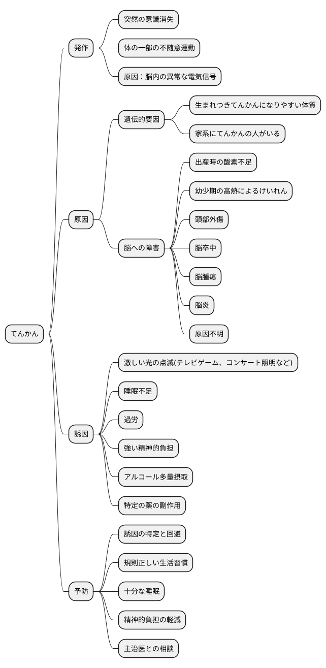 てんかんの原因と誘因