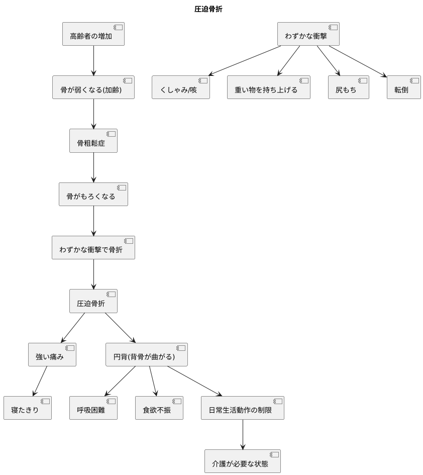圧迫骨折とは
