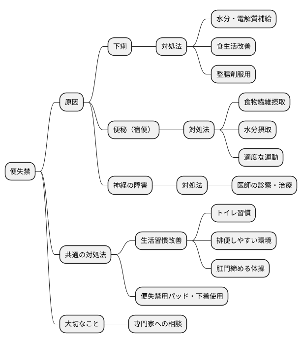 便失禁への対処